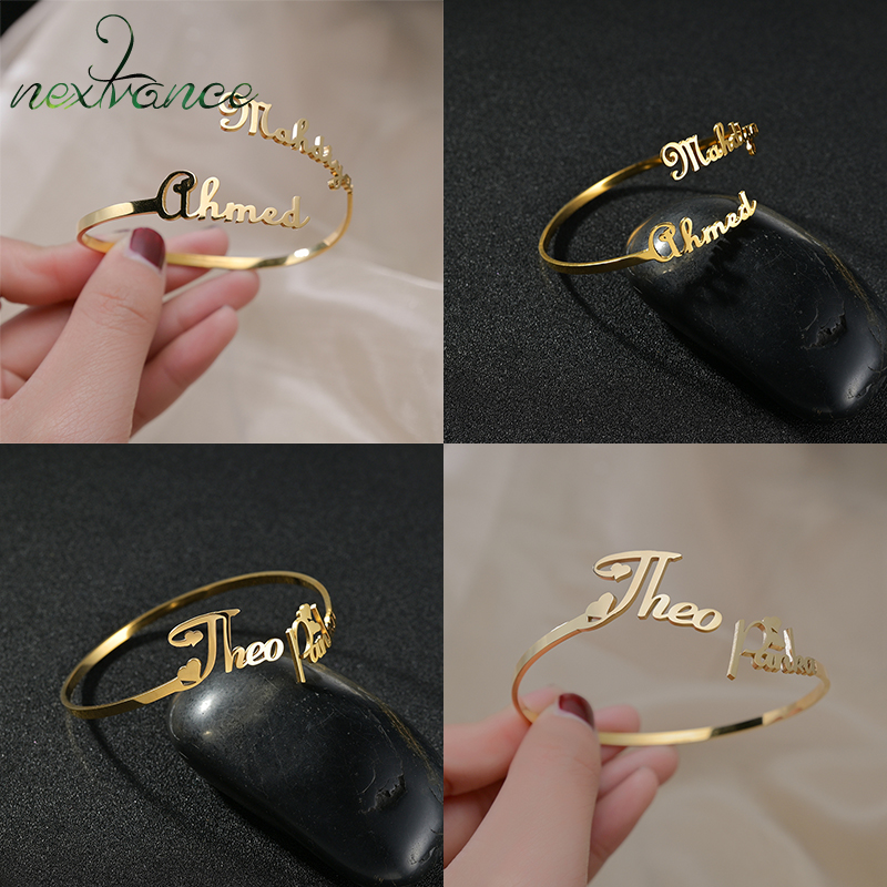 Rose Gold Bracelet - Nextvance-pulsera personalizada con nombre para hombre