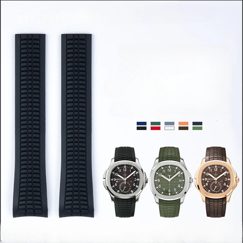 Patek Philippe Watch Aquanaut - Correa de reloj de silicona resistente