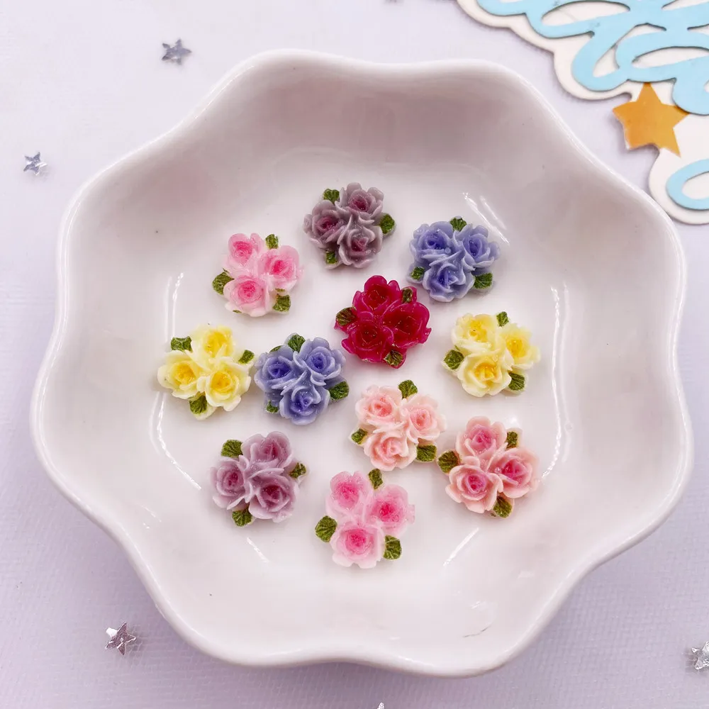 Paradise Jewelry & Watches Dolphin Mall - Mini figuras de flores de resina
