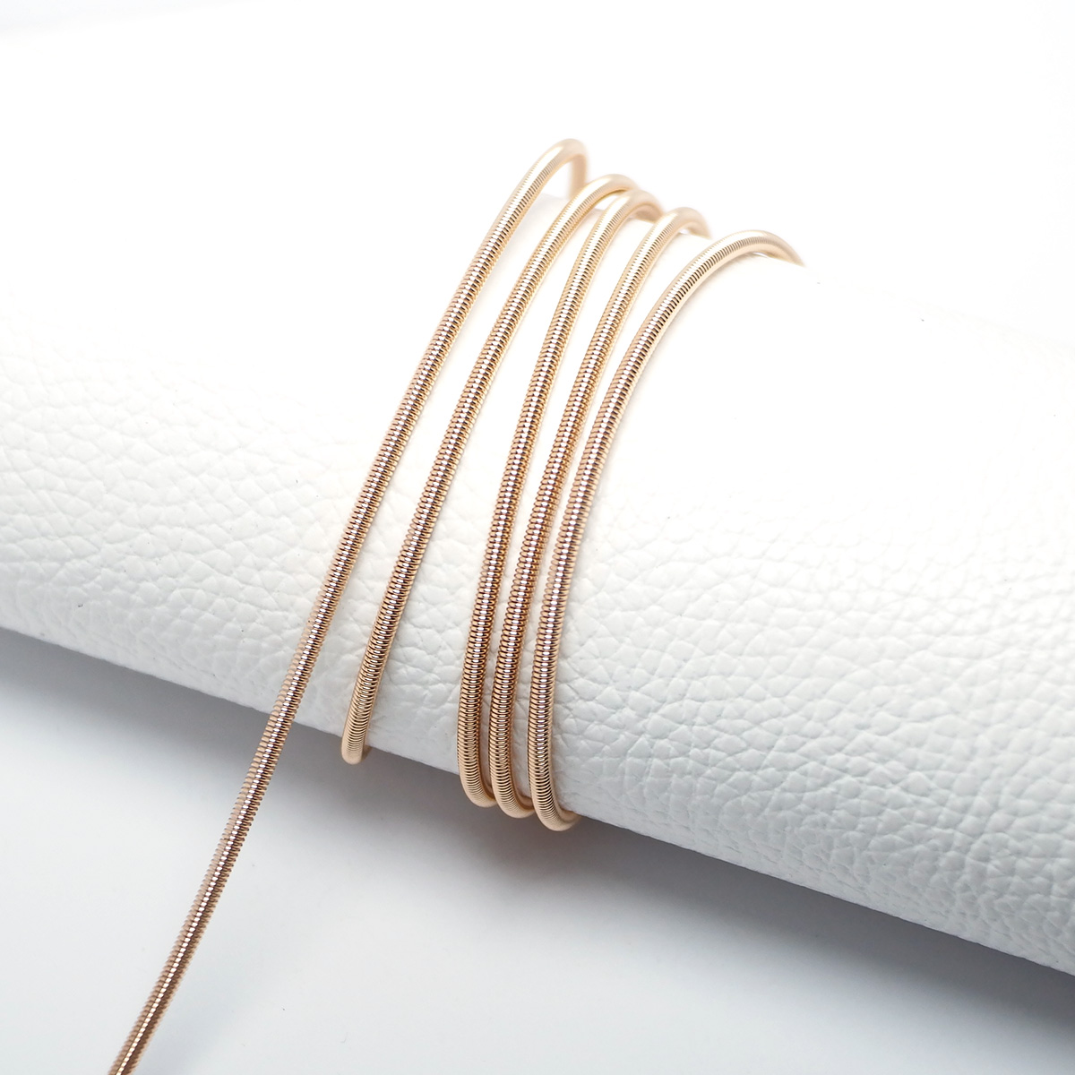 Cadenas de primavera, collar d - Rose Gold Bracelet reseña y precio