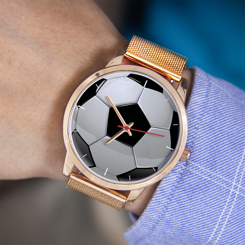 Fútbol Diseño de fútbol Fans P - Rose Gold Bracelet reseña y precio