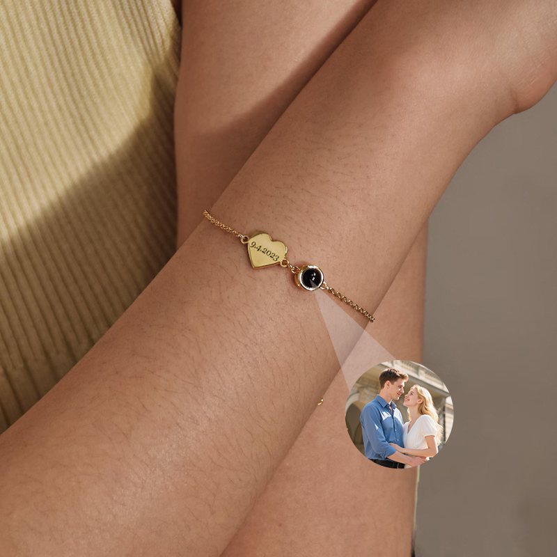 Pulsera con nombre personaliza - Rose Gold Bracelet reseña y precio