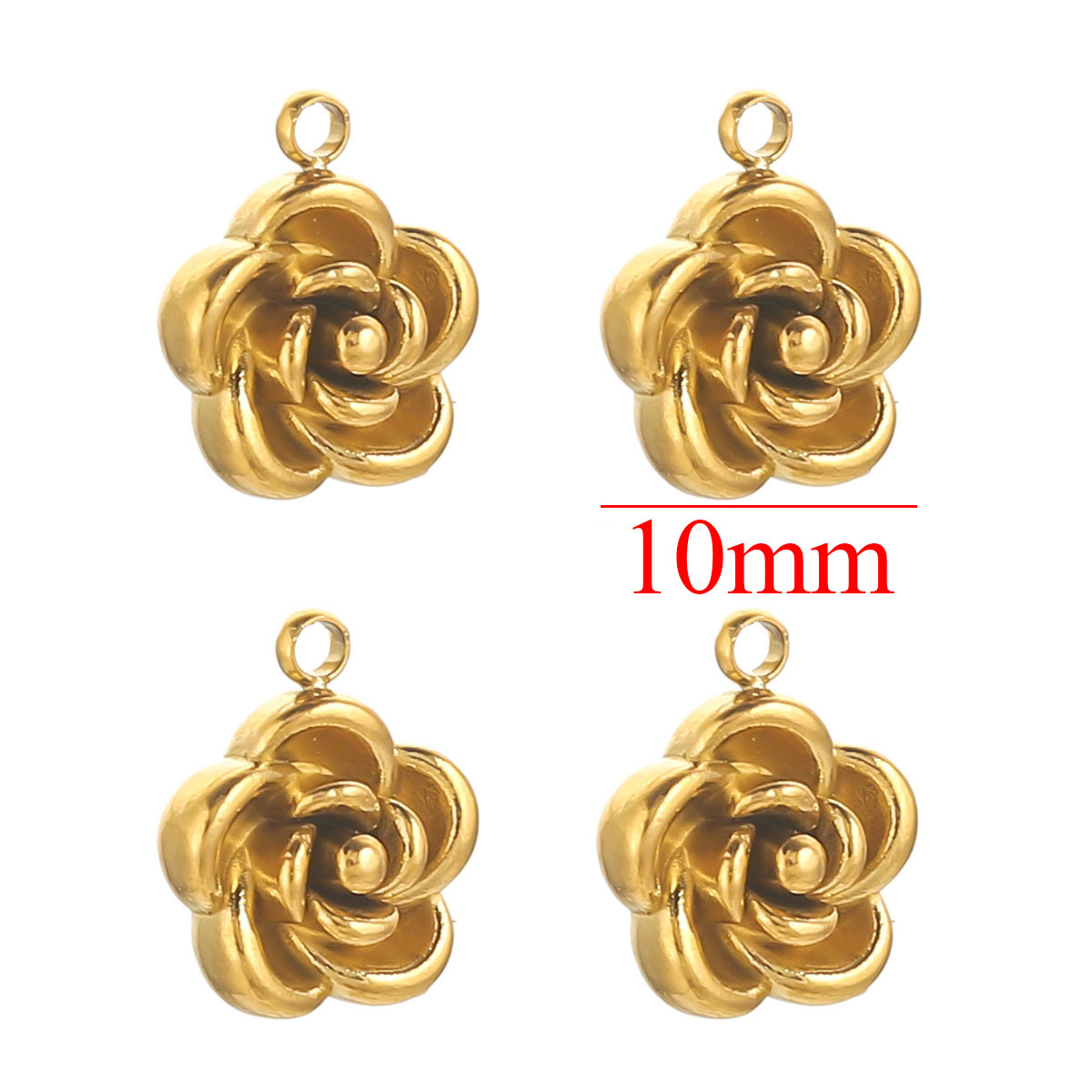 5 uds 8/10mm chapado en acero  - Rose Gold Bracelet reseña y precio