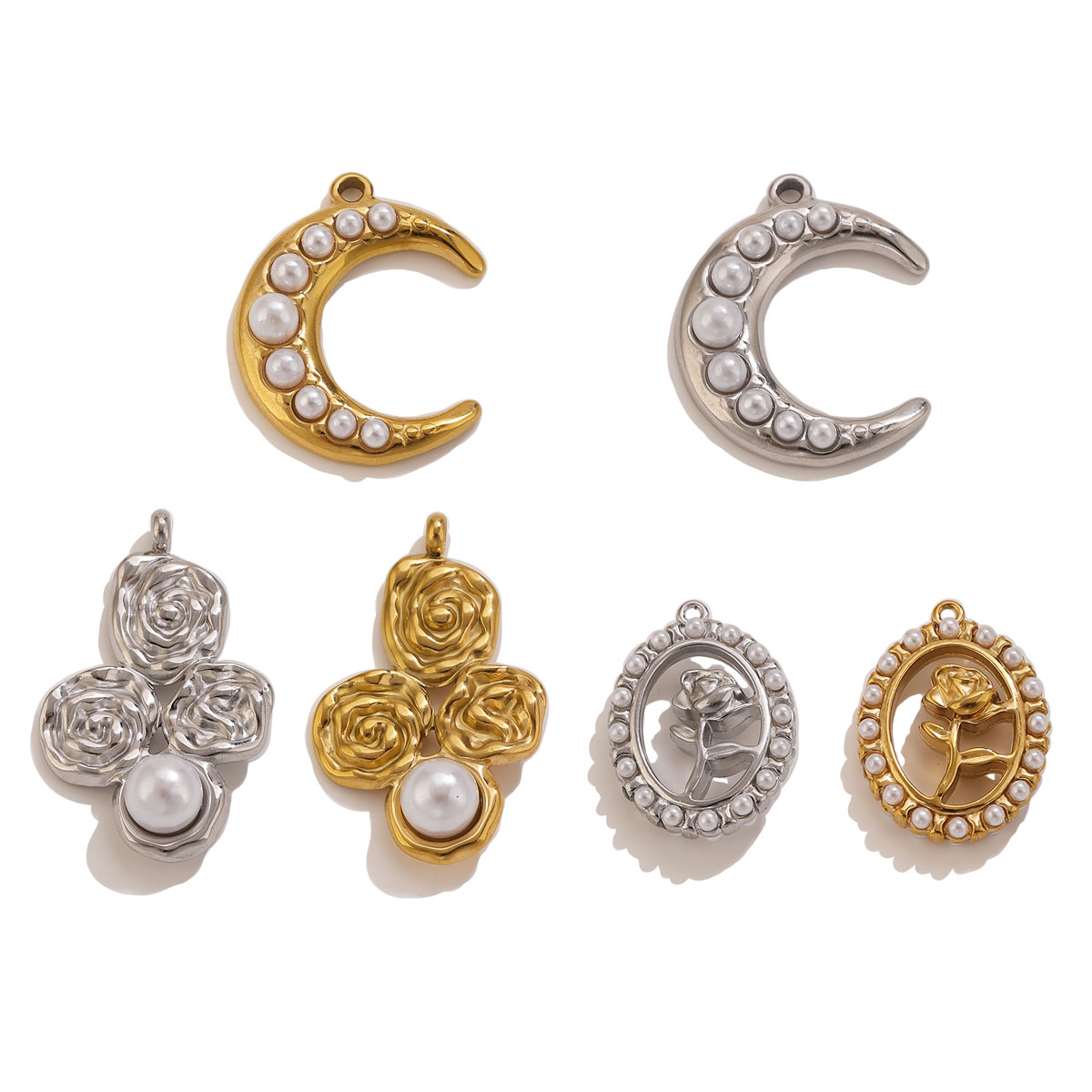 5 piezas de acero inoxidable c - Rose Gold Bracelet reseña y precio