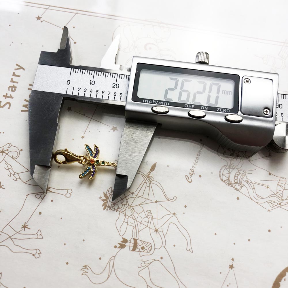 Colgante con dije de libélula, - Paradise Jewelry & Watches Dolphin Mall reseña y precio