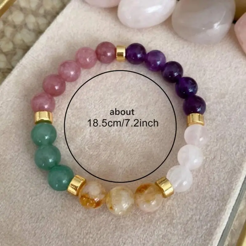 Pulsera de cuentas de amatista - Rose Gold Bracelet reseña y precio