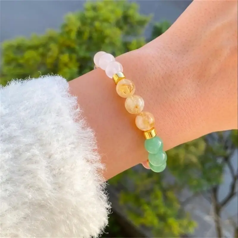 Pulsera de cuentas de amatista - Rose Gold Bracelet reseña y precio